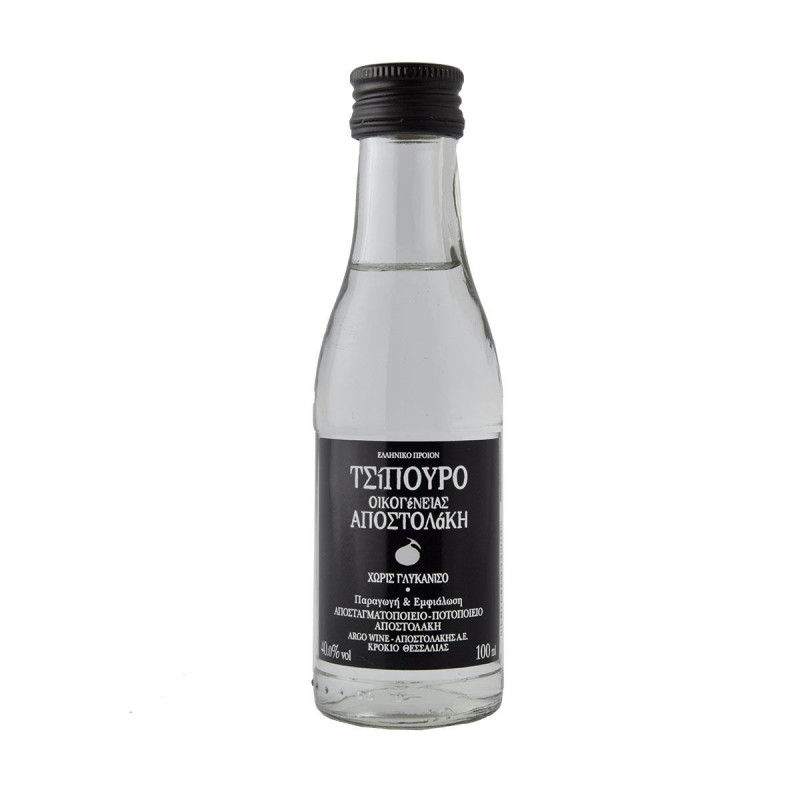Αποστολάκης Τσίπουρο χωρίς γλυκάνισο 100ml Αποστολάκης Τσίπουρο χωρίς γλυκάνισο 100ml