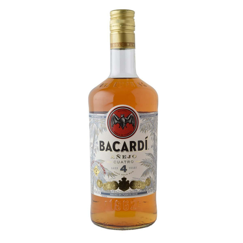 Bacardi Anejo Cuatro 4 y.o. Rum 700ml Bacardi Anejo Cuatro 4 y.o. Rum 700ml