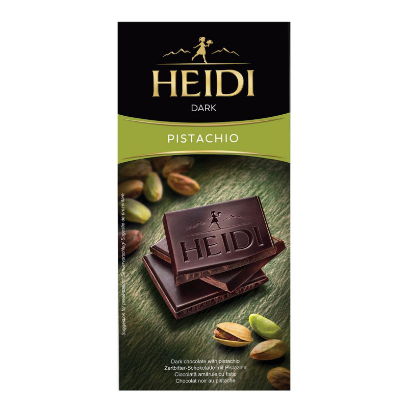 Heidi Dark Pistachio 80gr. Heidi Dark Pistachio 80gr.