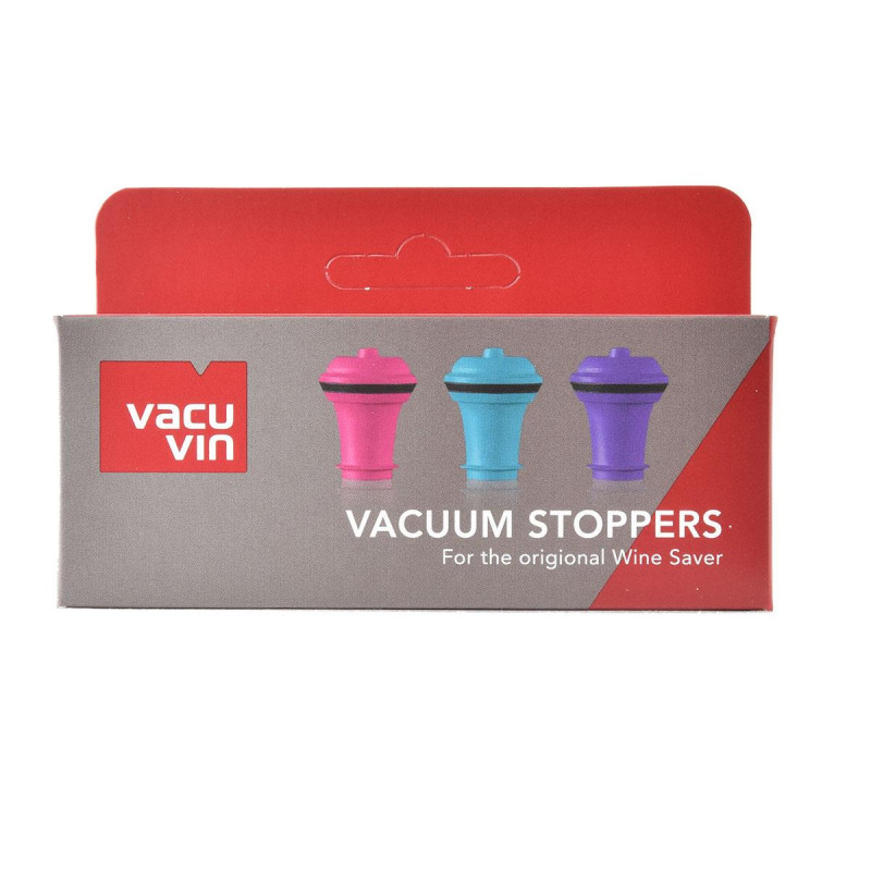 Vacu Vin Vacuum Stoppers 3 τεμάχια Vacu Vin Vacuum Stoppers 3 τεμάχια