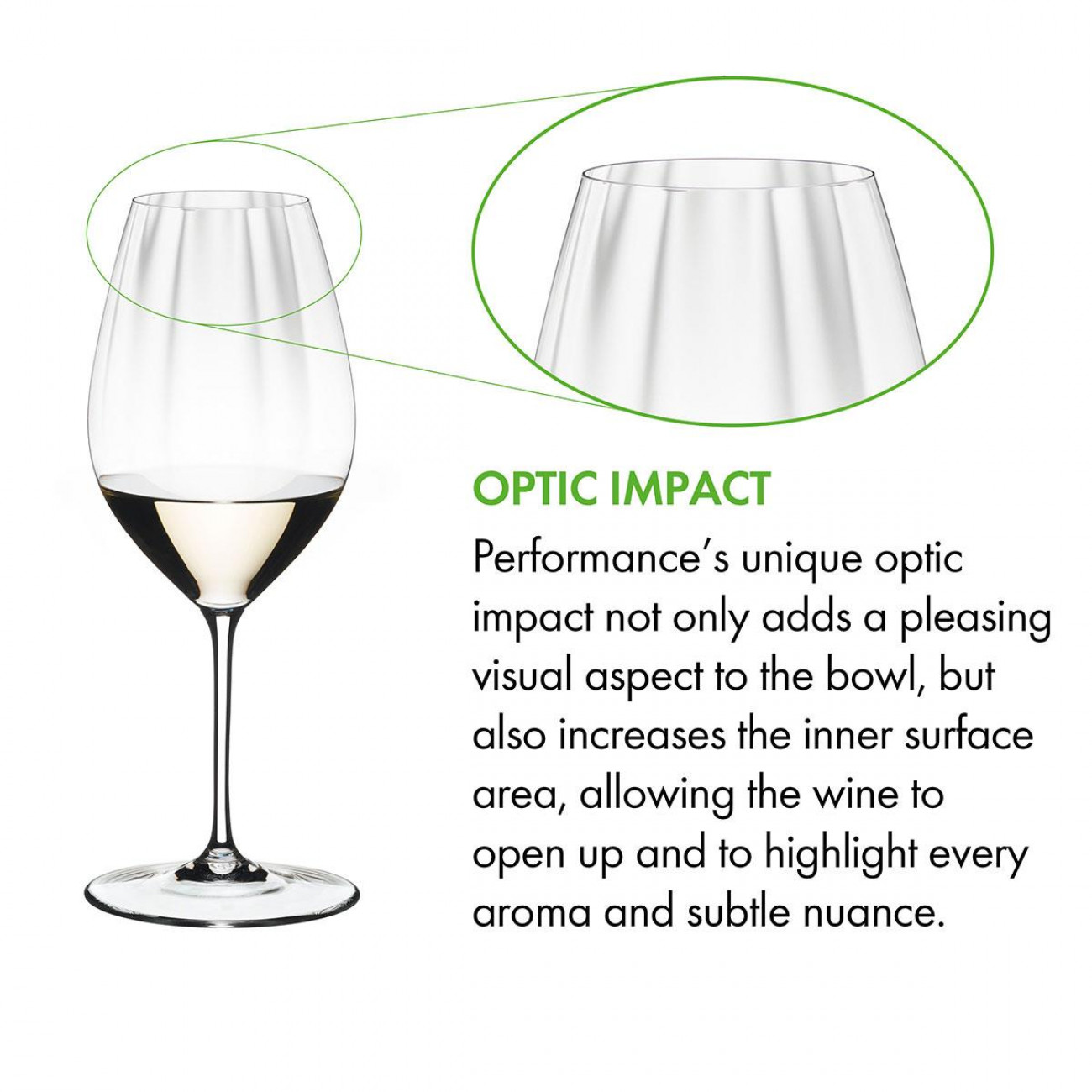 Riedel ποτήρι απο κρύσταλλο Performance Riesling 6884/15, Σετ 2τμχ Riedel ποτήρι απο κρύσταλλο Performance Riesling 6884/15, Σετ 2τμχ