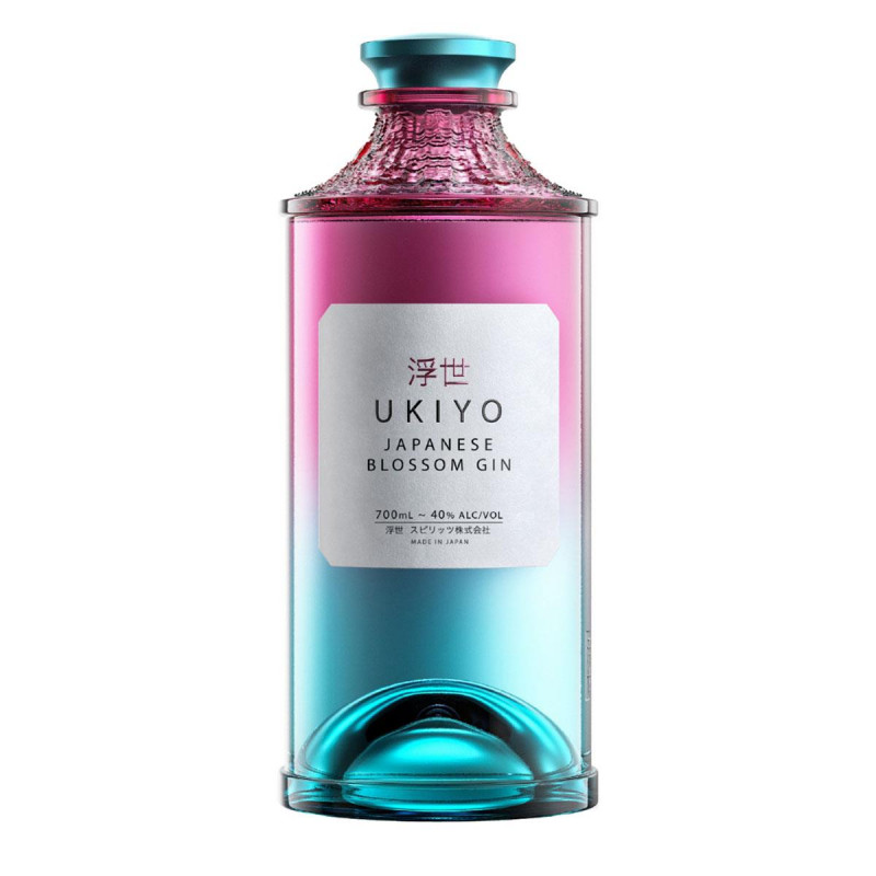 Ukiyo Japanese Blossom Gin 700ml Ukiyo Japanese Blossom Gin 700ml