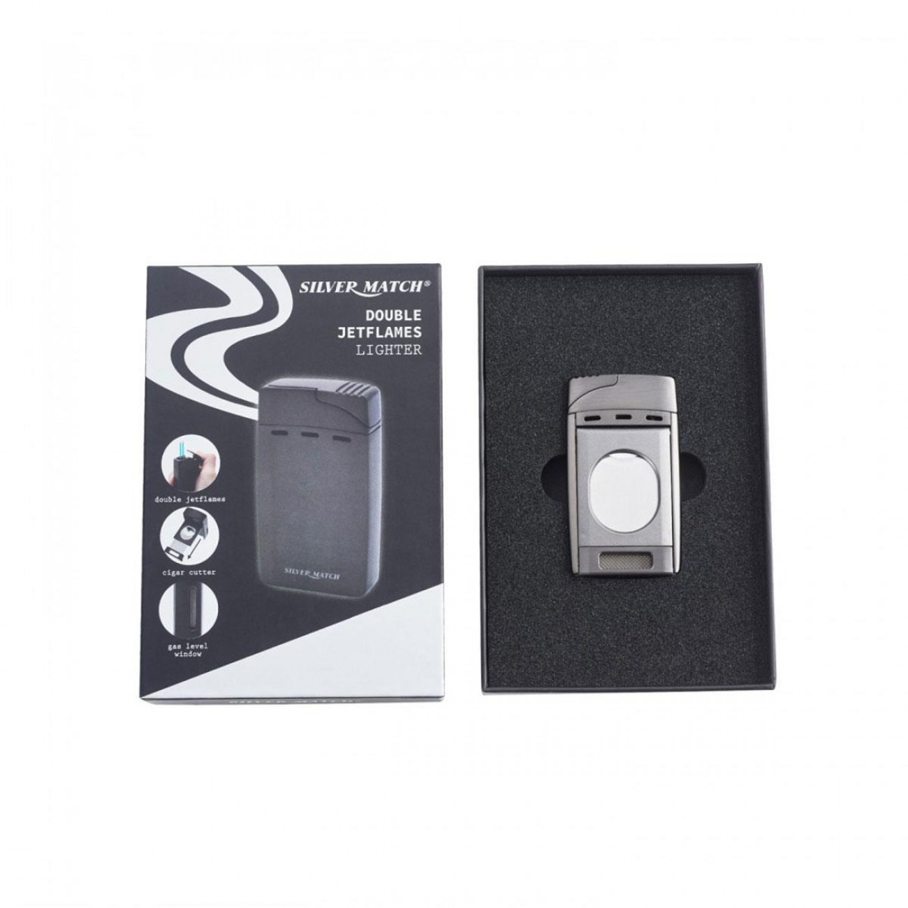 Αναπτήρας Silver Match Double Jetflames 40674371 Αναπτήρας Silver Match Double Jetflames 40674371