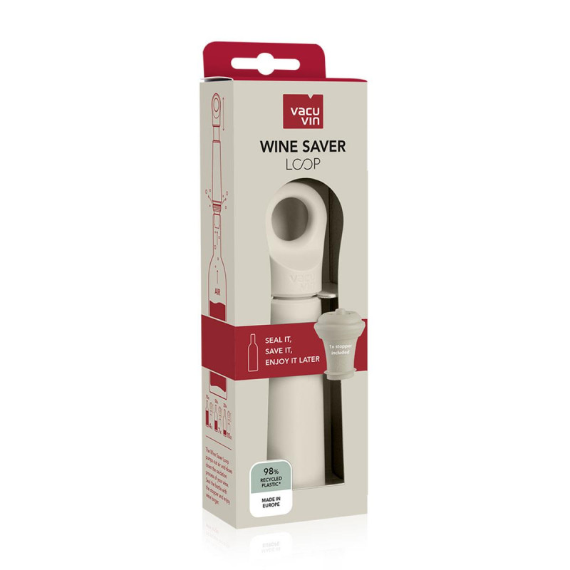 Vacu Vin Wine Saver Loop Sand Vacu Vin Wine Saver Loop Sand