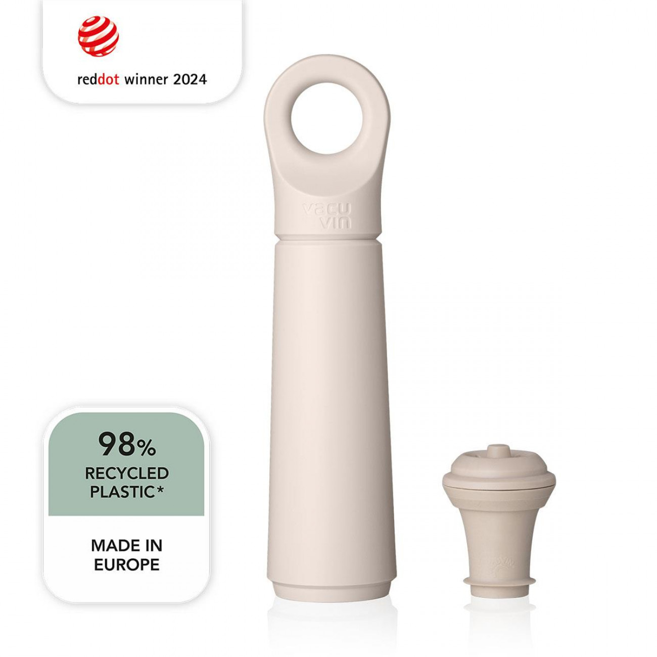 Vacu Vin Wine Saver Loop Sand Vacu Vin Wine Saver Loop Sand