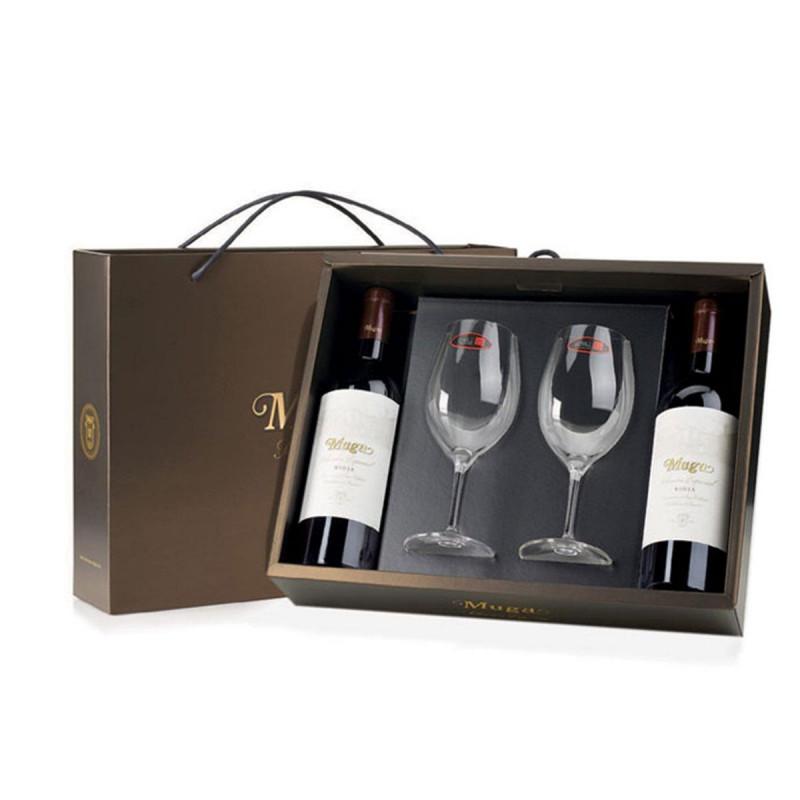Muga Selection Especial Rioja 2 φιάλες 750ml+2 ποτήρια Spiegelau Muga Selection Especial Rioja 2 φιάλες 750ml+2 ποτήρια Spiegelau