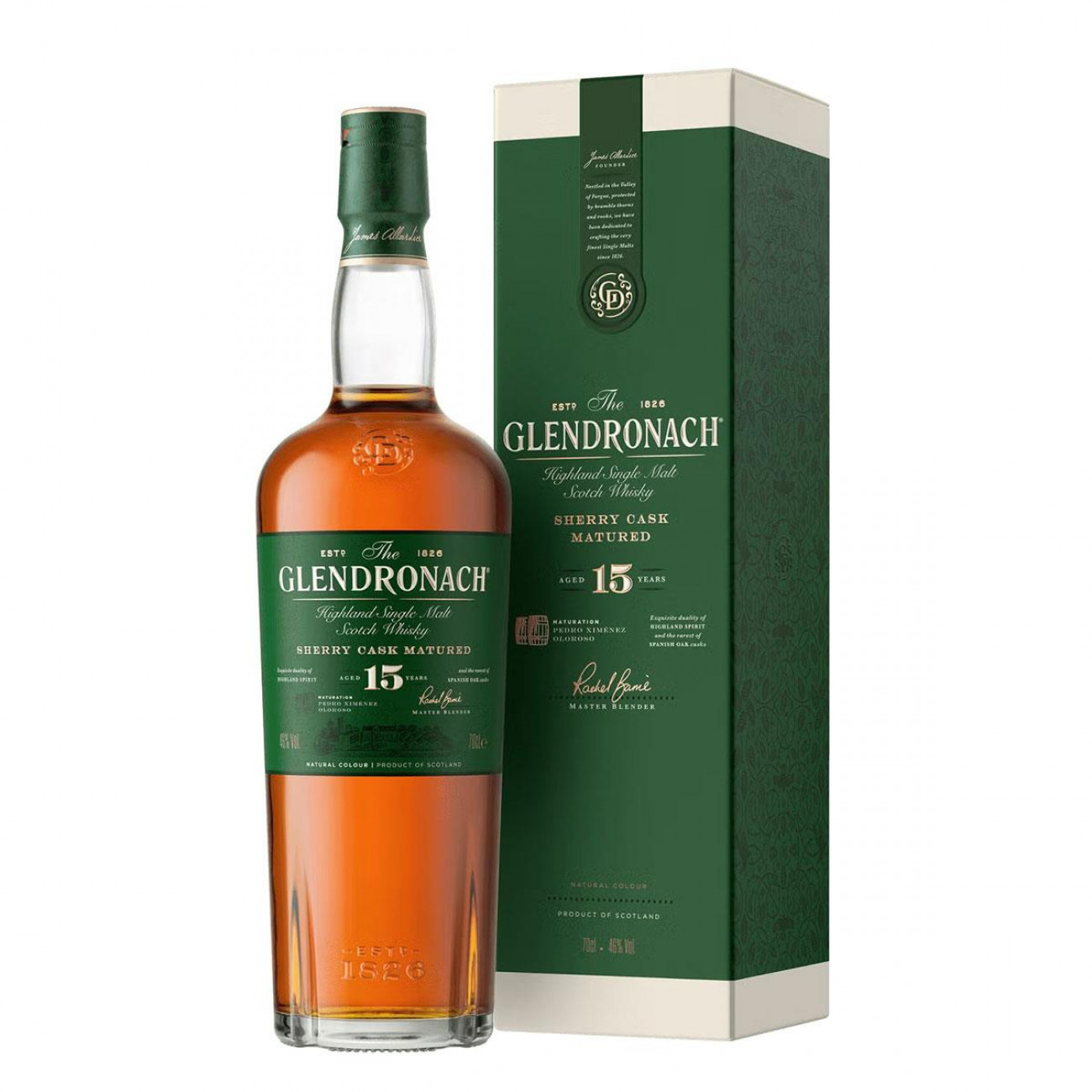 GlenDronach 15 y.o. Sherry Cask Matured 700ml GlenDronach 15 y.o. Sherry Cask Matured 700ml