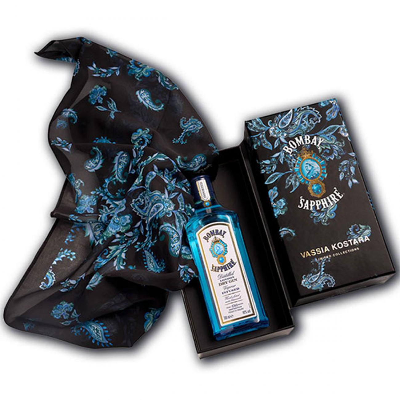 Bombay Sapphire Gin Vassia Kostara 700ml Bombay Sapphire Gin Vassia Kostara 700ml