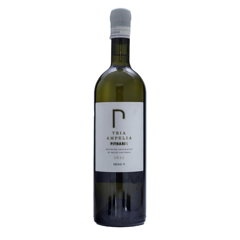 ΟΕΝΟ Π Τρία Αμπέλια Πιθάρι ΙΙ 750ml Λευκό ΟΕΝΟ Π Τρία Αμπέλια Πιθάρι ΙΙ 750ml Λευκό