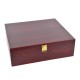 Ξύλινο κουτί με αξεσουάρ για κρασί 3 φιαλών