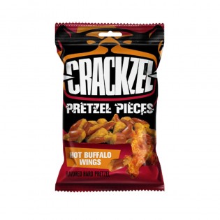 Crackzel pretzel pieces Hot Buffalo Wings 85gr