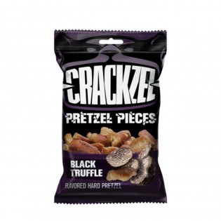 Crackzel pretzel pieces Black Truffle 85gr