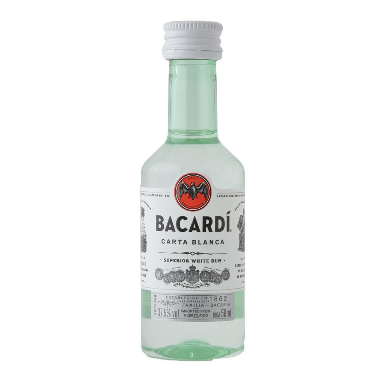 Bacardi Carta Blanca Rum 50ml