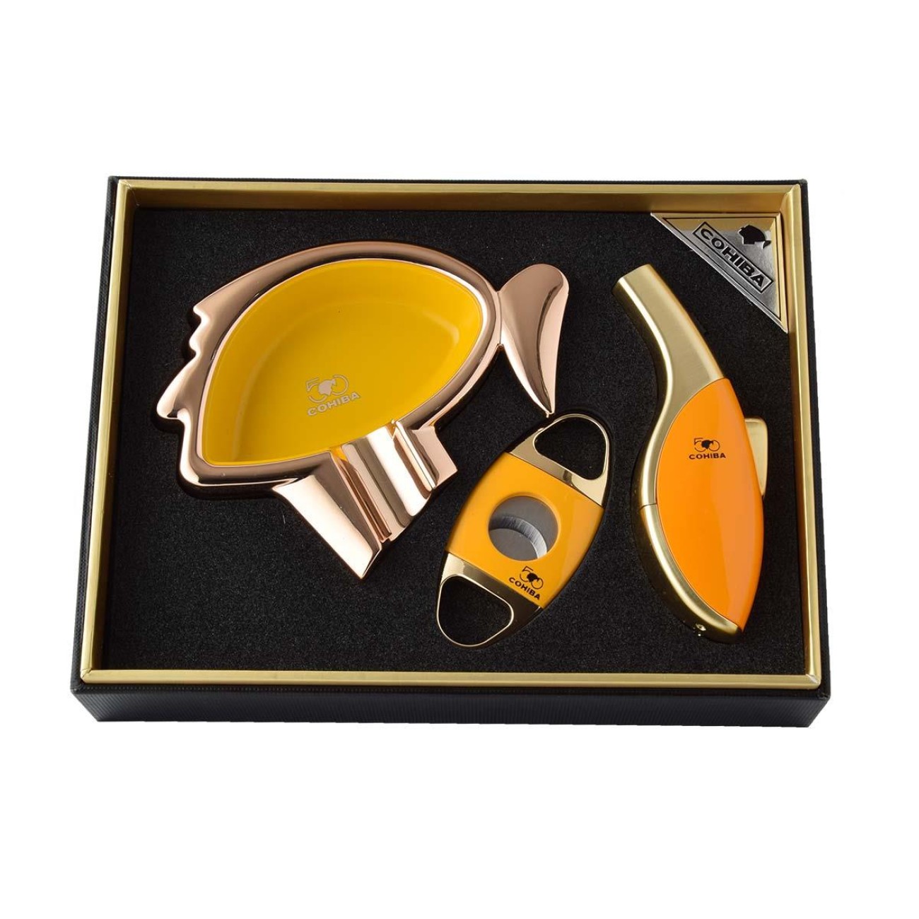 COHIBA Gift Set (ASHTRAY-LIGHTER-CUTTER)