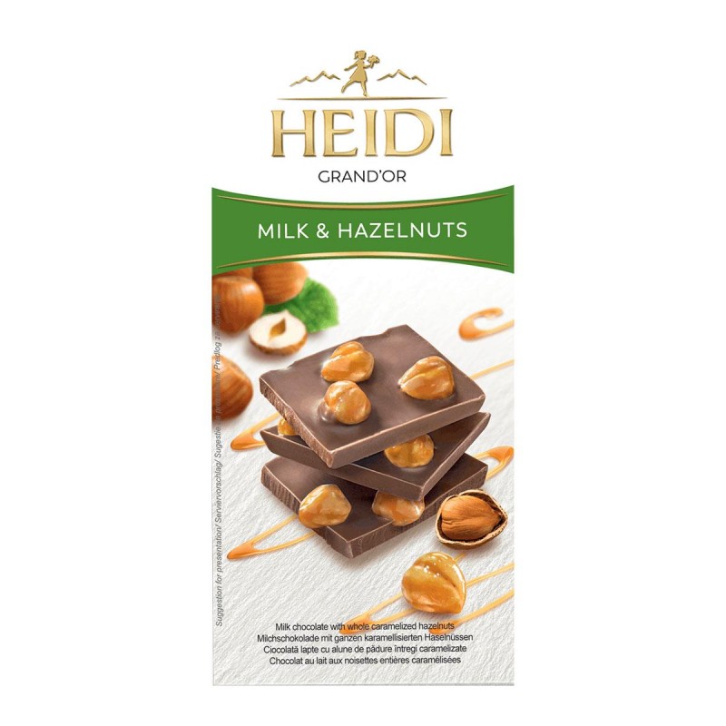 Heidi Grand Οr Milk & Haselnuts 100gr.