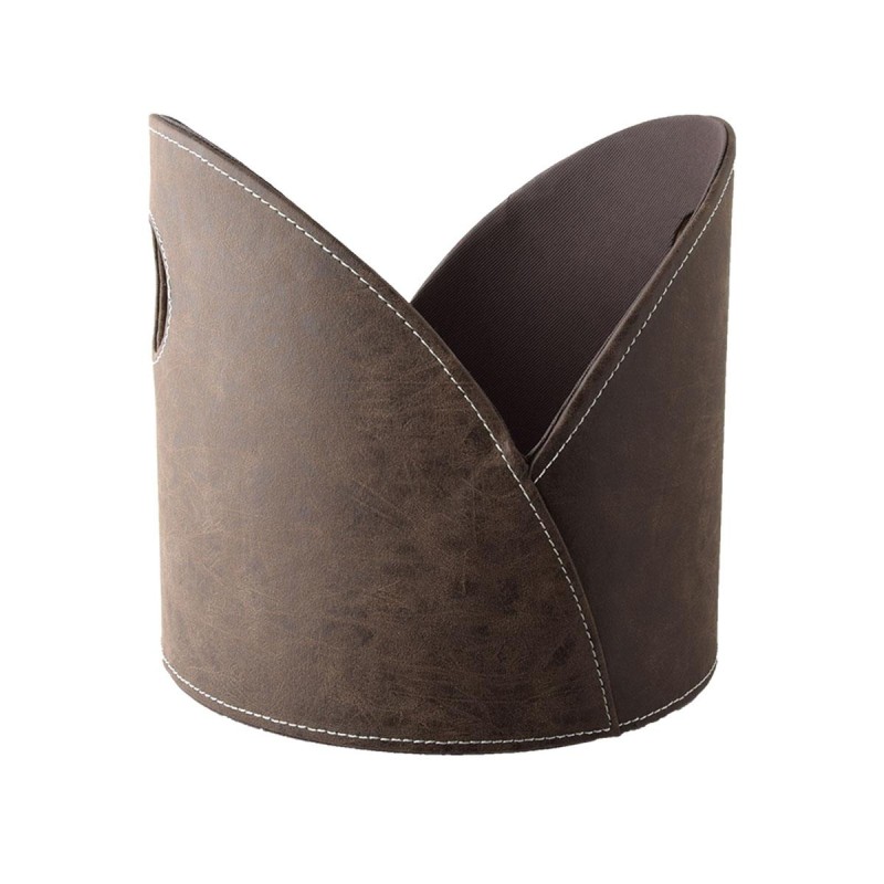 Κασπώ δερμάτινο για 3 εώς 4 φιάλες Καφέ CI-13625