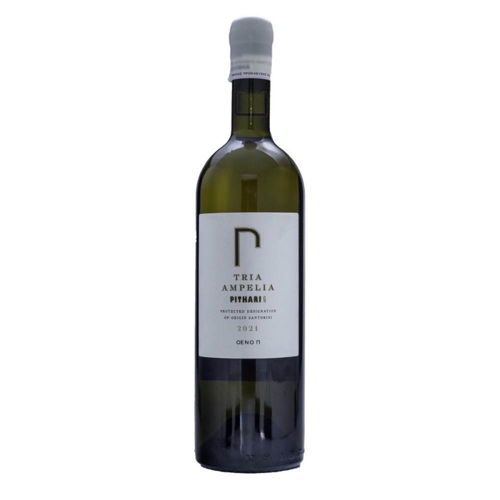 ΟΕΝΟ Π Τρία Αμπέλια Πιθάρι ΙΙ 750ml Λευκό
