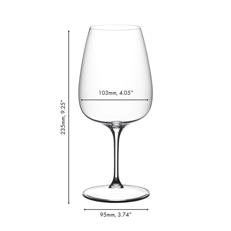 Riedel ποτήρι από κρύσταλλο Grape Cabernet/Merlot/Coctail 6424/0 2τεμ.