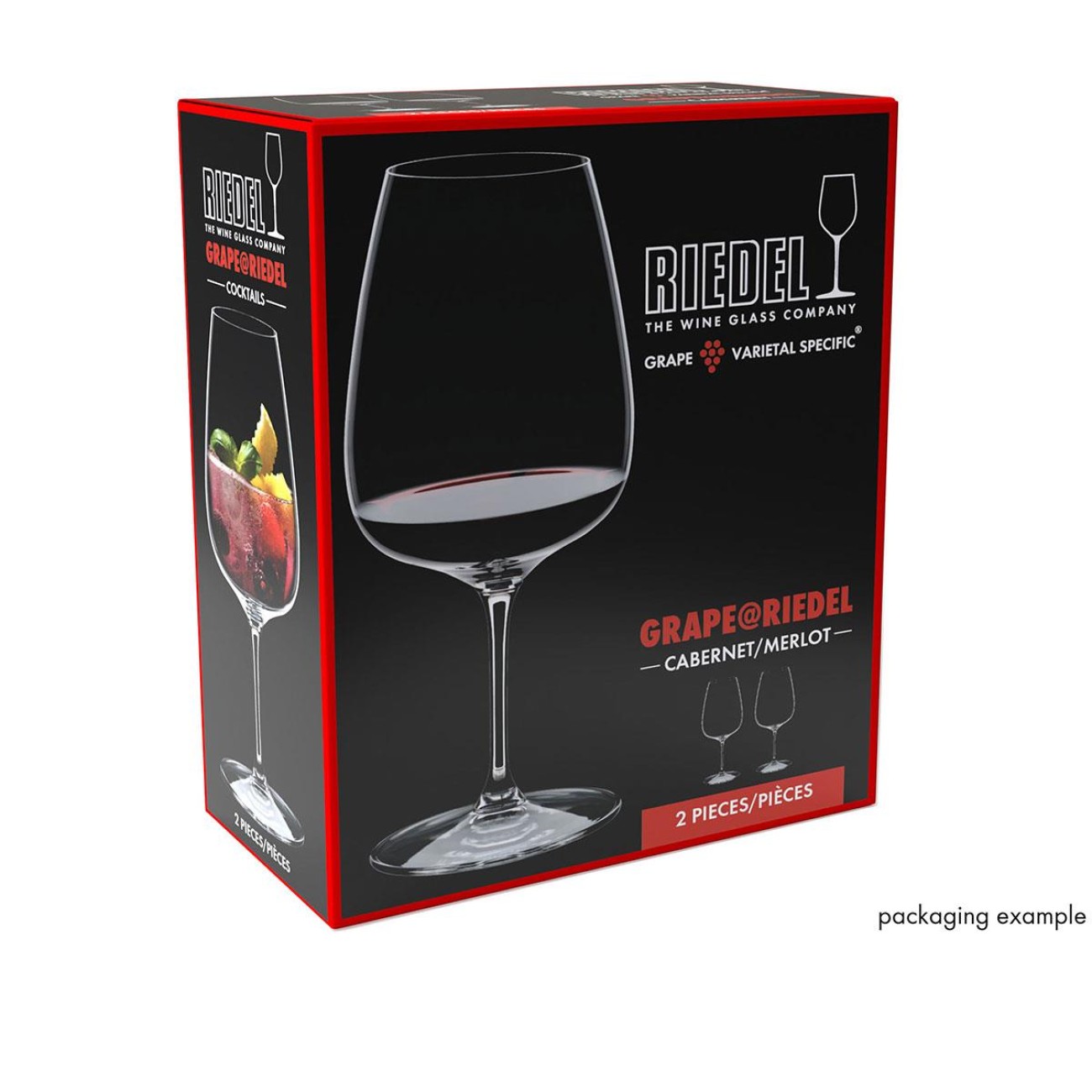 Riedel ποτήρι από κρύσταλλο Grape Cabernet/Merlot/Coctail 6424/0 2τεμ.