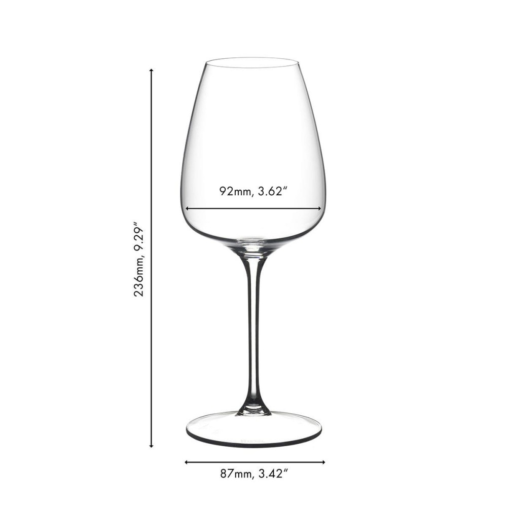 Riedel ποτήρι από κρύσταλλο Grape White Wine-Rose Champagne 6424/05 2τεμ.