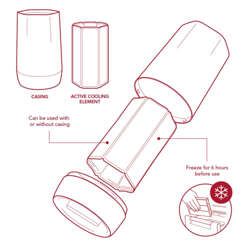 Σαμπανιέρα Vacu Vin Active Cooler Hexo