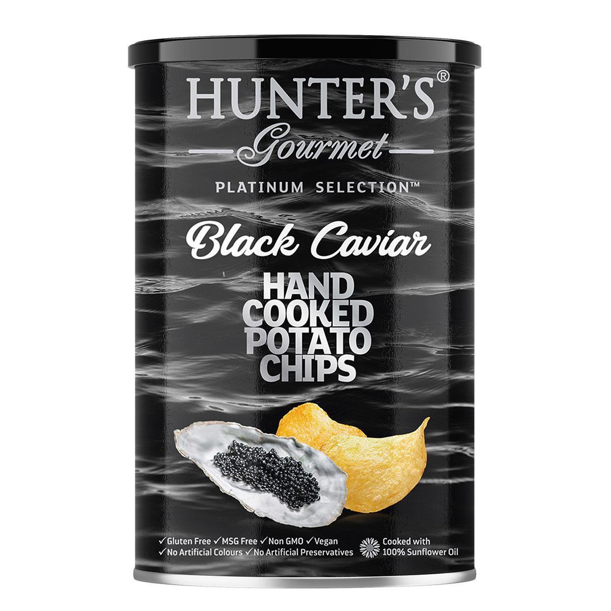Hunters Black Caviar πατατάκια 150gr.