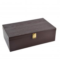 Ξύλινο κουτί με αξεσουάρ τυριού 2 φιαλών