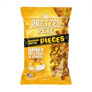 Pretzel Pete honey, mustard & onion 160gr.
