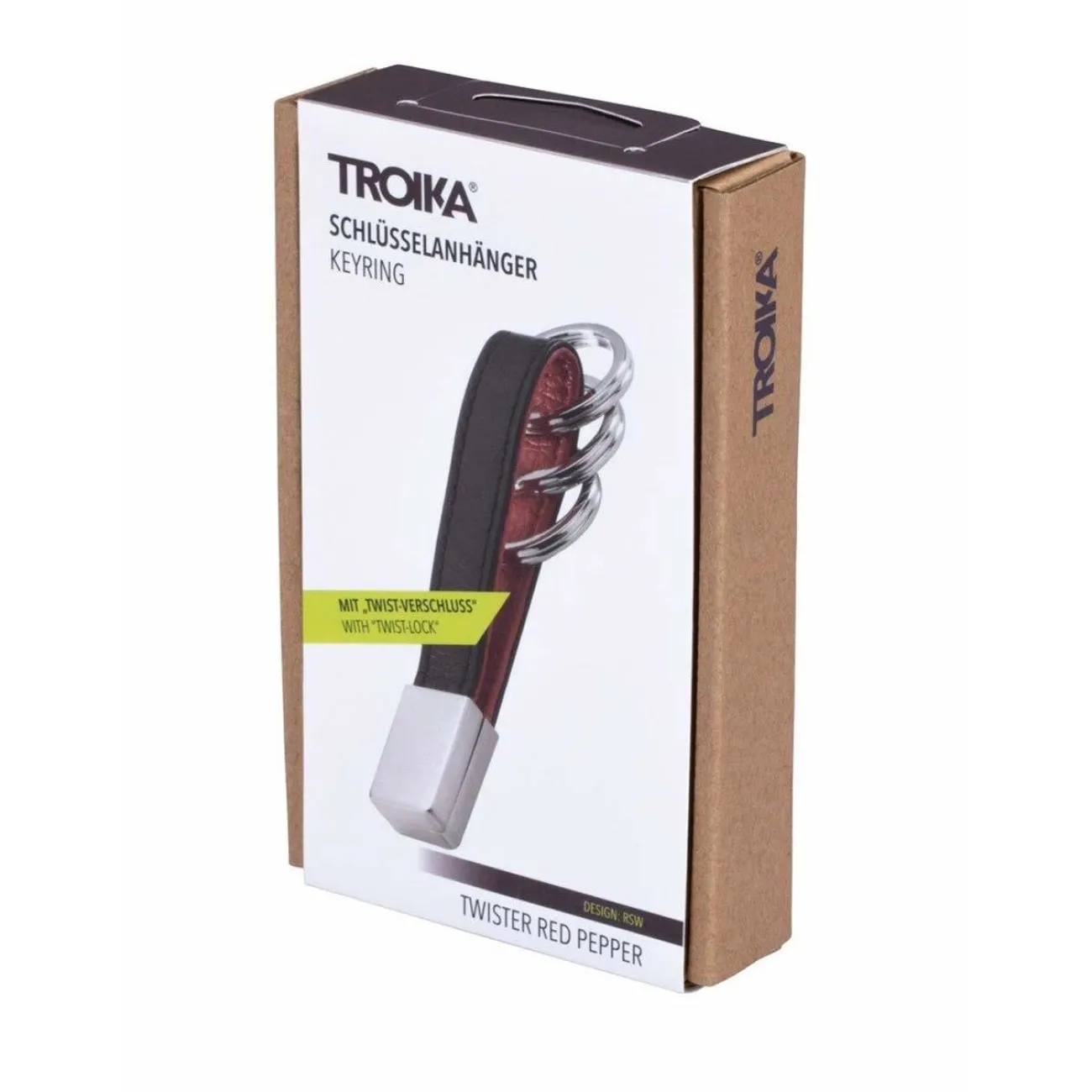 Troika μπρελόκ twister red pepper