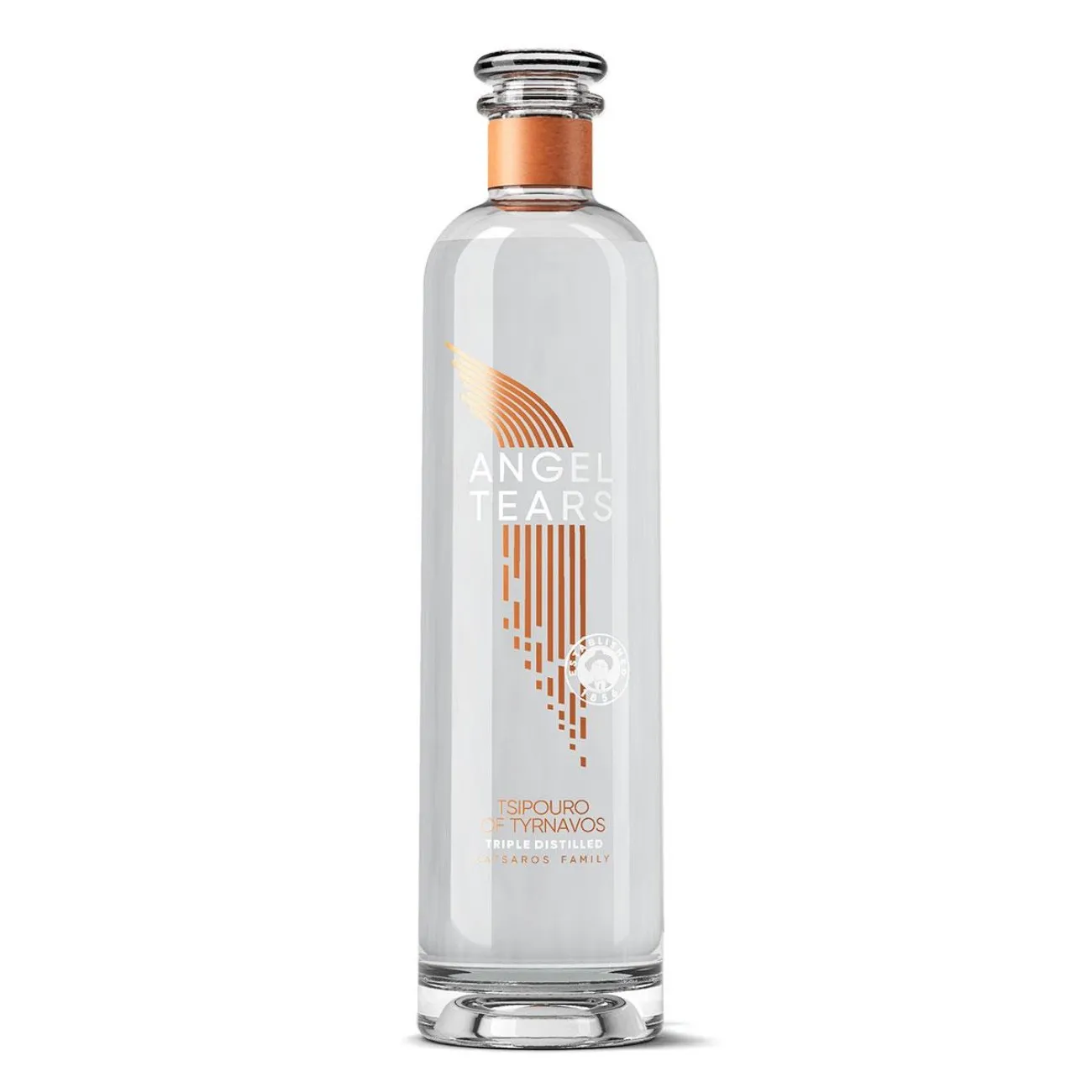 Κατσάρος Angel Tears τσίπουρο χωρίς γλυκάνισο 700ml