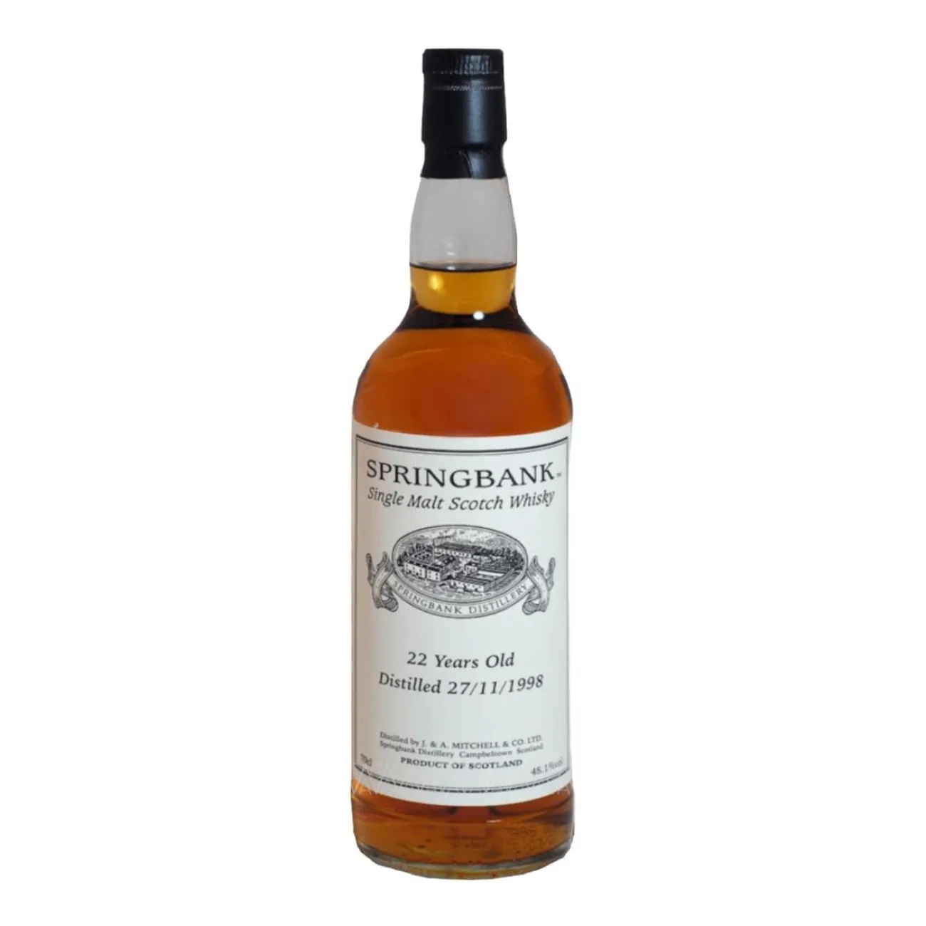 Springbank 22 y.o. Distilled 27/11/1998 700ml