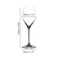 Riedel κρυστάλλινα ποτήρια Rose Set 5515/55 4τεμ.