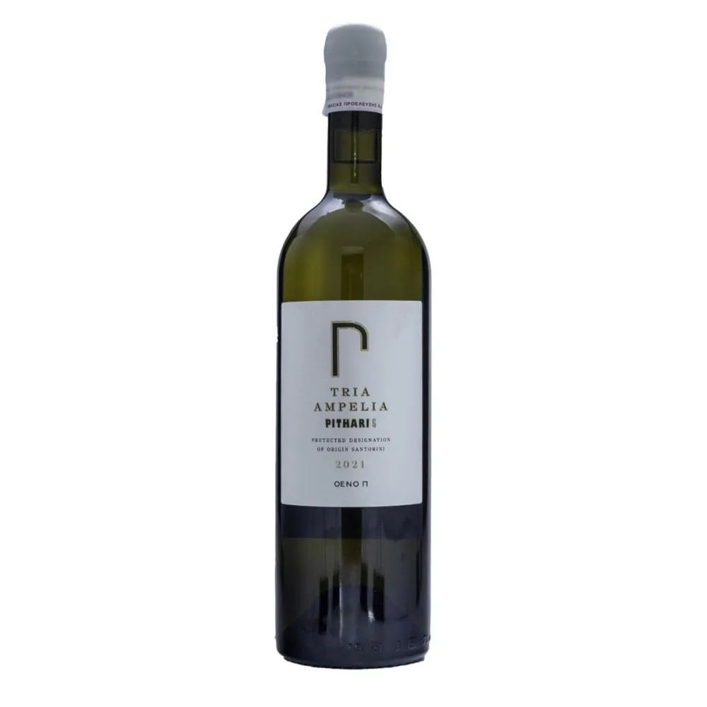 ΟΕΝΟ Π Τρία Αμπέλια Πιθάρι ΙΙ 750ml Λευκό