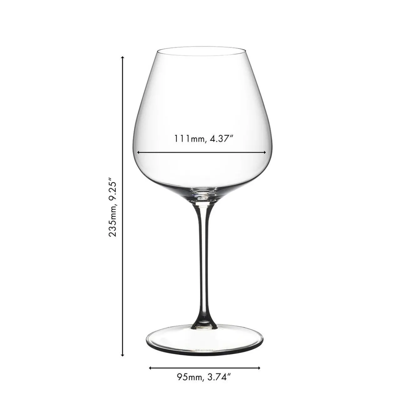 Riedel ποτήρι από κρύσταλλο Grape Pinot Noir/Nebbiolo/Aperitivo 6424/07 2τεμ.