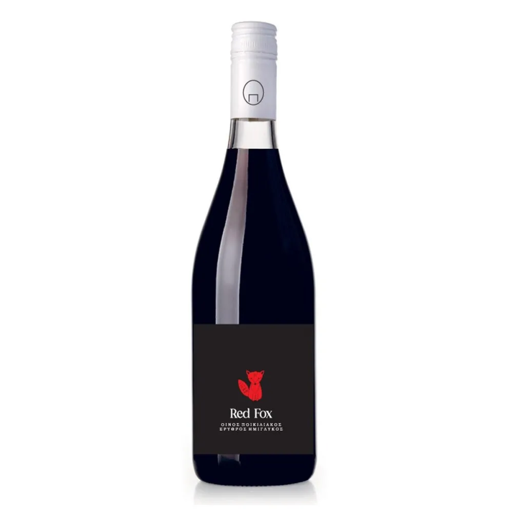 Παπαδημητρίου Red Fox Ερυθρό Ημίγλυκο 750ml